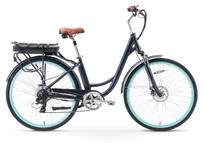 sixthreezero Body Ease Women's 500W 7-Speed Step-Through Electric Bicycle