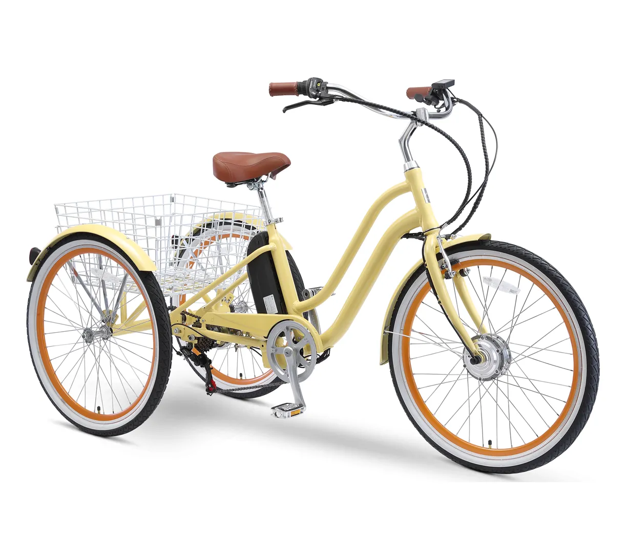 sixthreezero EVRYjourney 26" 7 Speed Hybrid Electric Tricycle, 36V, 250W