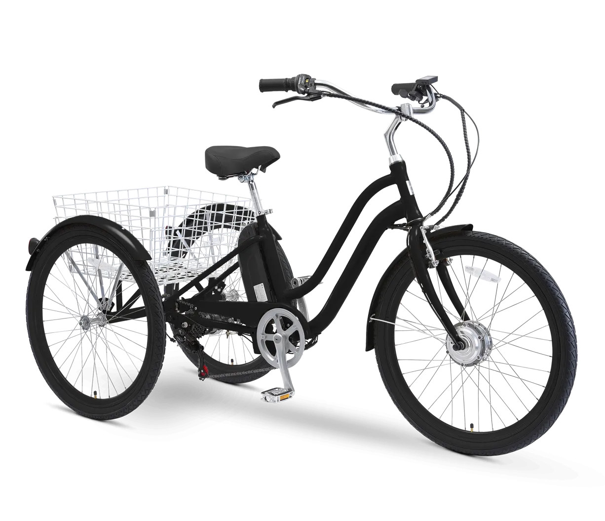 sixthreezero EVRYjourney 26" 7 Speed Hybrid Electric Tricycle, 36V, 250W