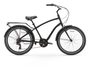sixthreezero EVRYjourney Men's 26" 21 Speed Steel Sport Hybrid Cruiser Bicycle