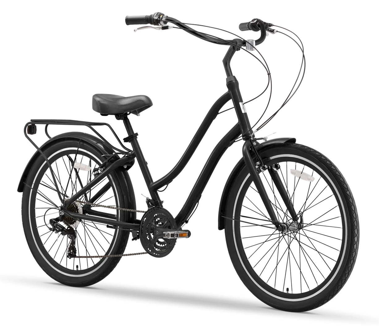sixthreezero EVRYjourney Men's 26" 21 Speed Touring Hybrid Bicycle