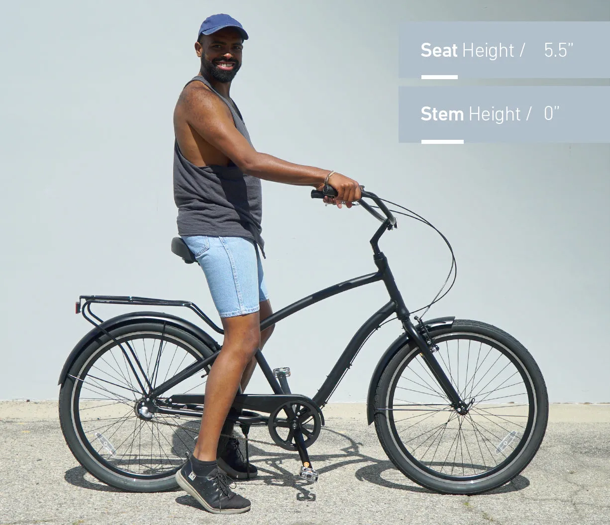 sixthreezero EVRYjourney Men's 26" 3 Speed Steel Sport Hybrid Cruiser Bicycle