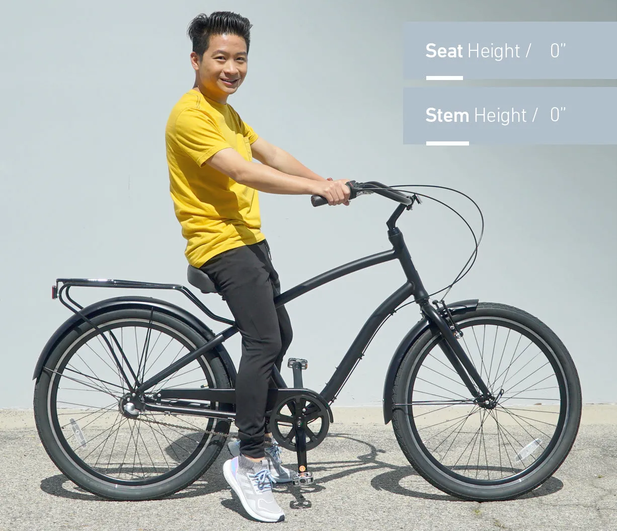 sixthreezero EVRYjourney Men's 26" 3 Speed Steel Sport Hybrid Cruiser Bicycle