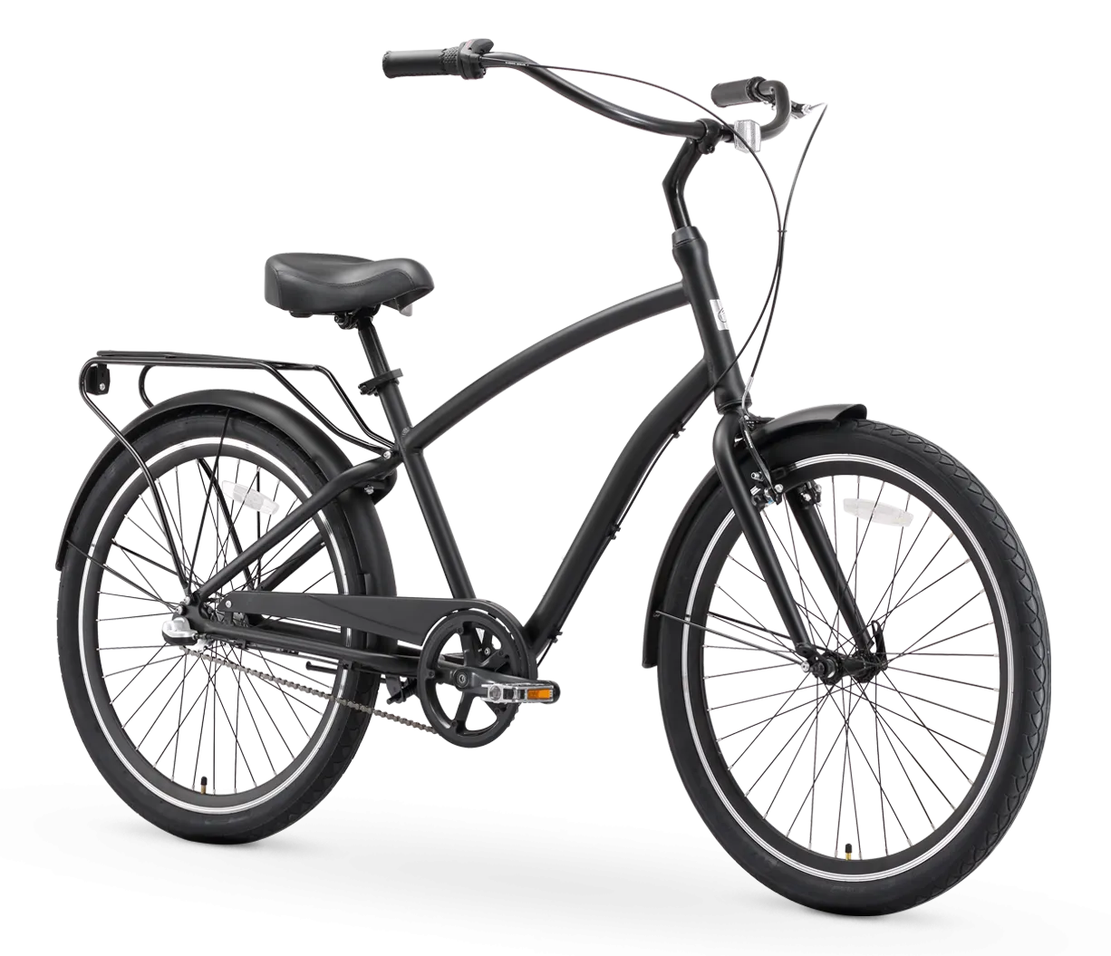 sixthreezero EVRYjourney Men's 26" 3 Speed Steel Sport Hybrid Cruiser Bicycle