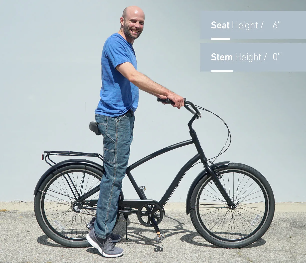 sixthreezero EVRYjourney Men's 26" 3 Speed Steel Sport Hybrid Cruiser Bicycle