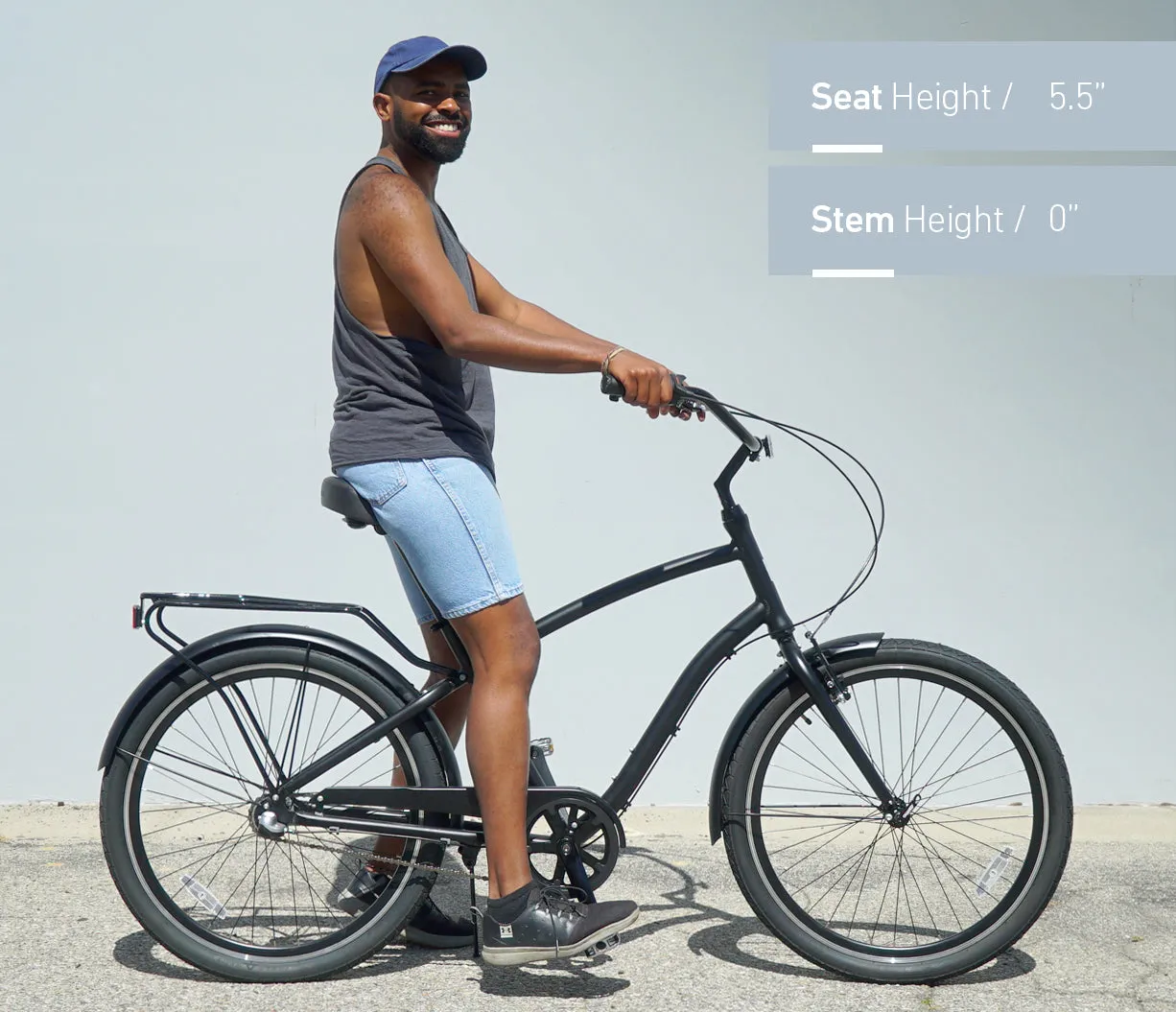 sixthreezero EVRYjourney Men's 26" 3 Speed Steel Sport Hybrid Cruiser Bicycle