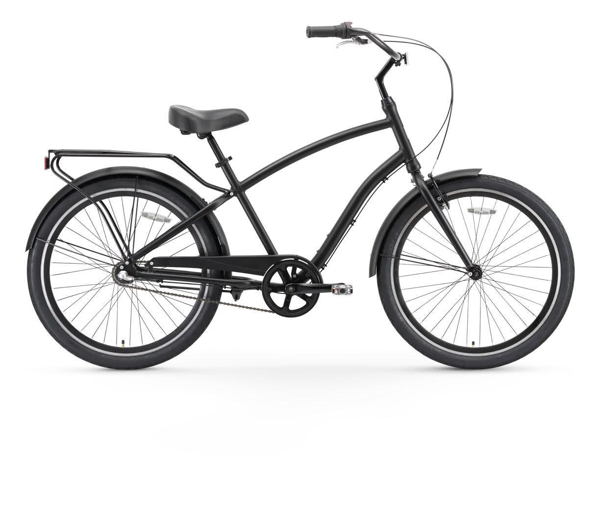 sixthreezero EVRYjourney Men's 26" 3 Speed Steel Sport Hybrid Cruiser Bicycle