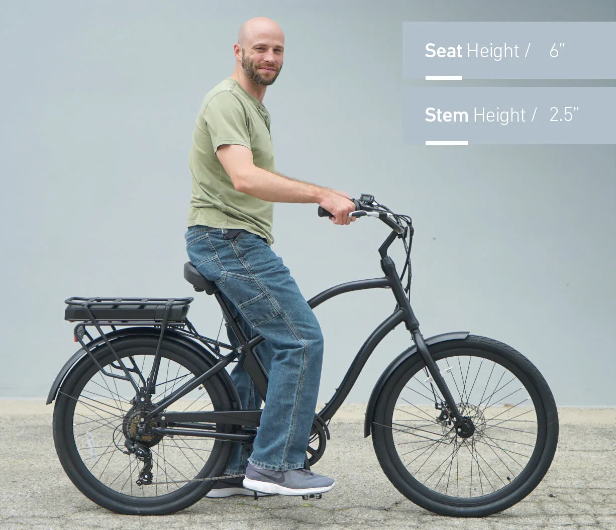 sixthreezero EVRYjourney Men's 26" 500W 7 Speed Electric Hybrid Bicycle