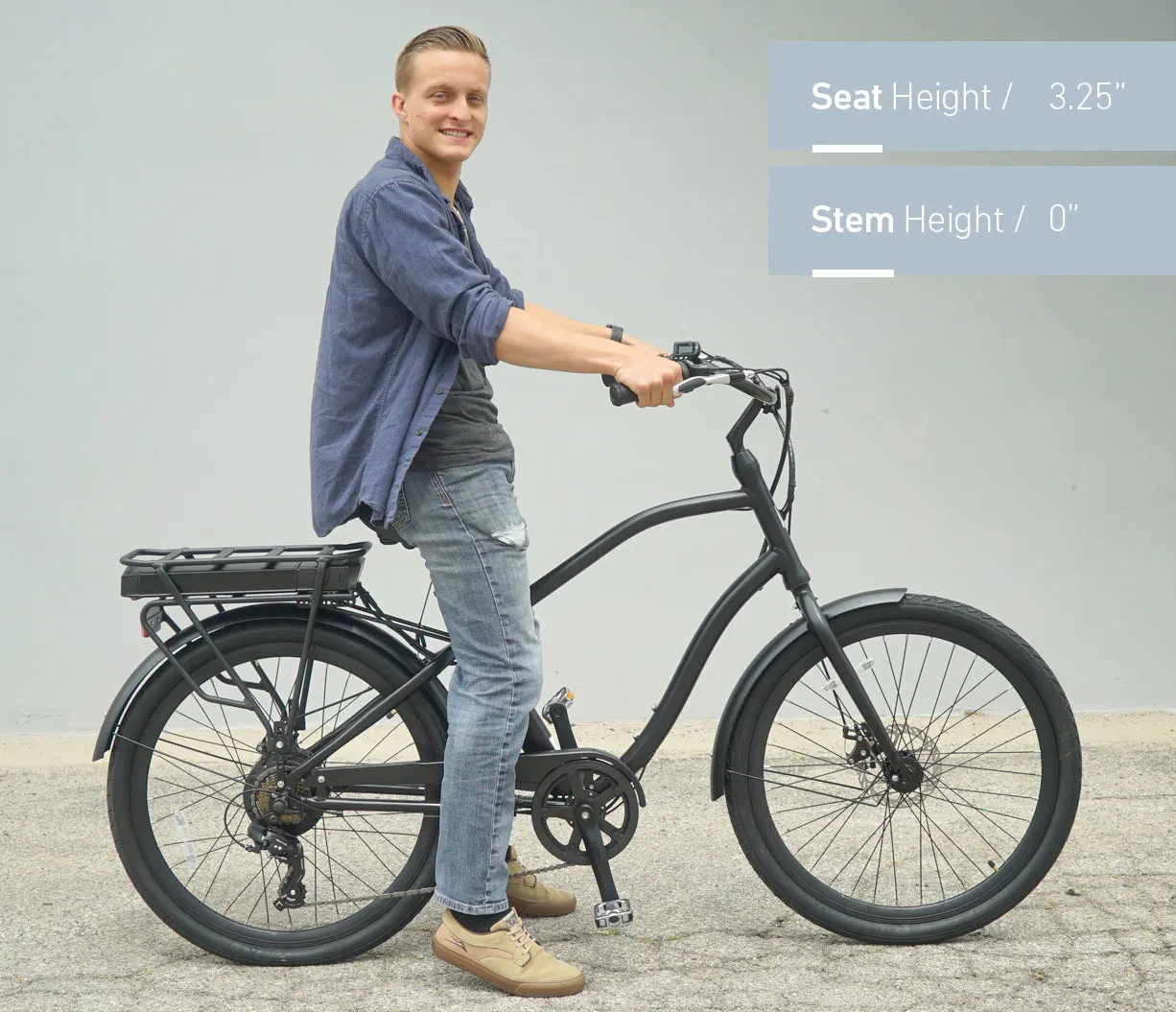 sixthreezero EVRYjourney Men's 26" 500W 7 Speed Electric Hybrid Bicycle