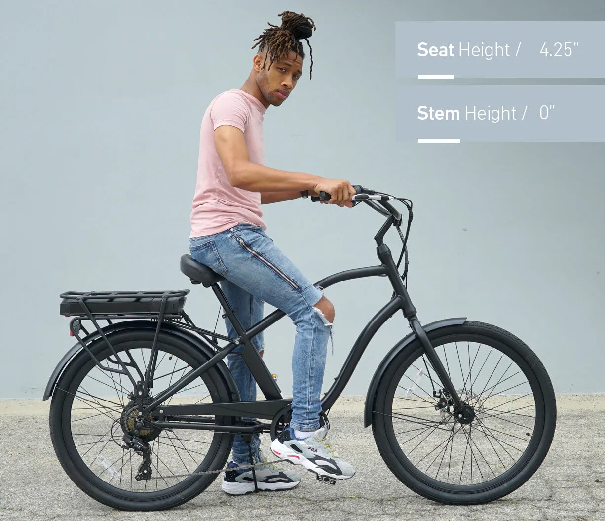 sixthreezero EVRYjourney Men's 26" 500W 7 Speed Electric Hybrid Bicycle