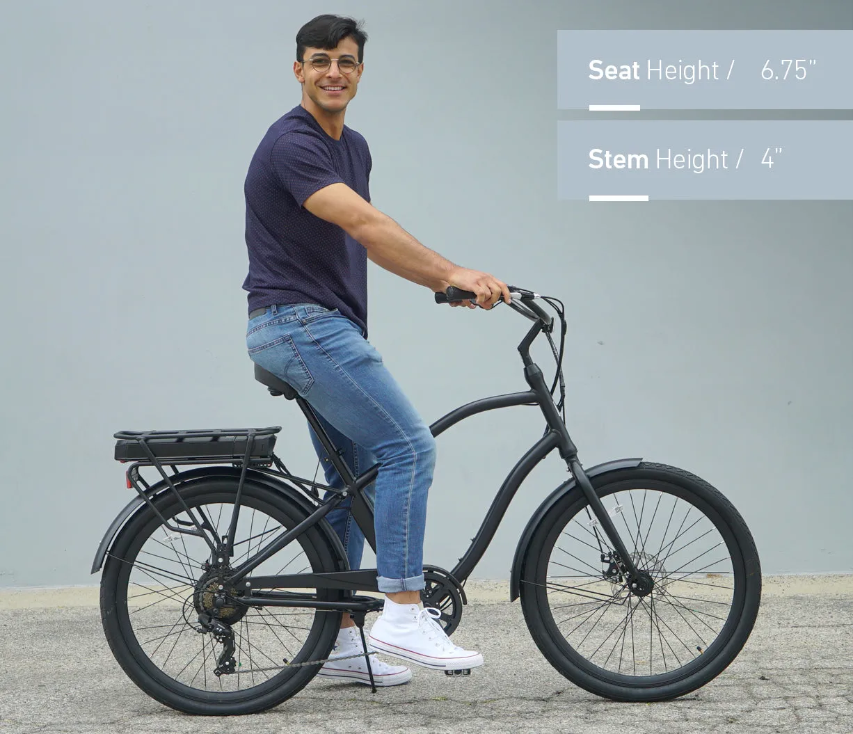 sixthreezero EVRYjourney Men's 26" 500W 7 Speed Electric Hybrid Bicycle