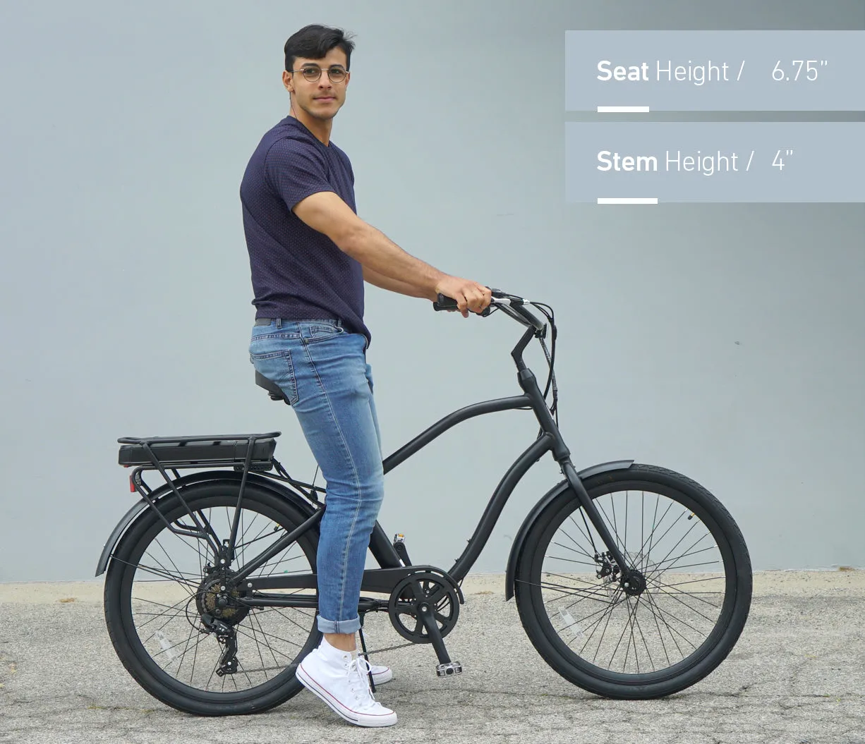 sixthreezero EVRYjourney Men's 26" 500W 7 Speed Electric Hybrid Bicycle