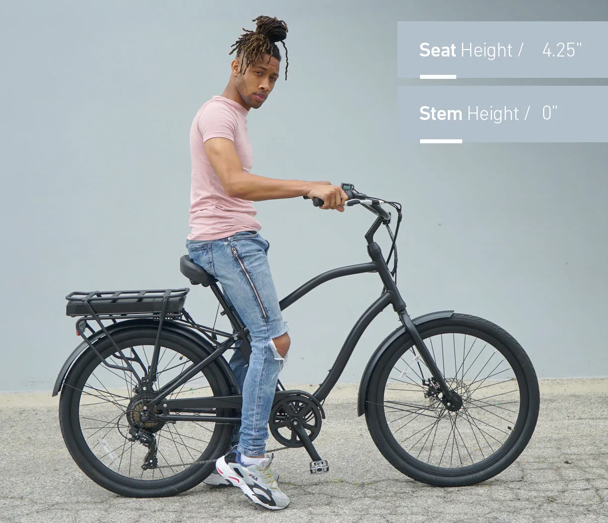 sixthreezero EVRYjourney Men's 26" 500W 7 Speed Electric Hybrid Bicycle