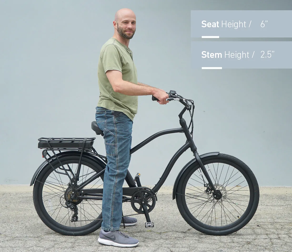 sixthreezero EVRYjourney Men's 26" 500W 7 Speed Electric Hybrid Bicycle