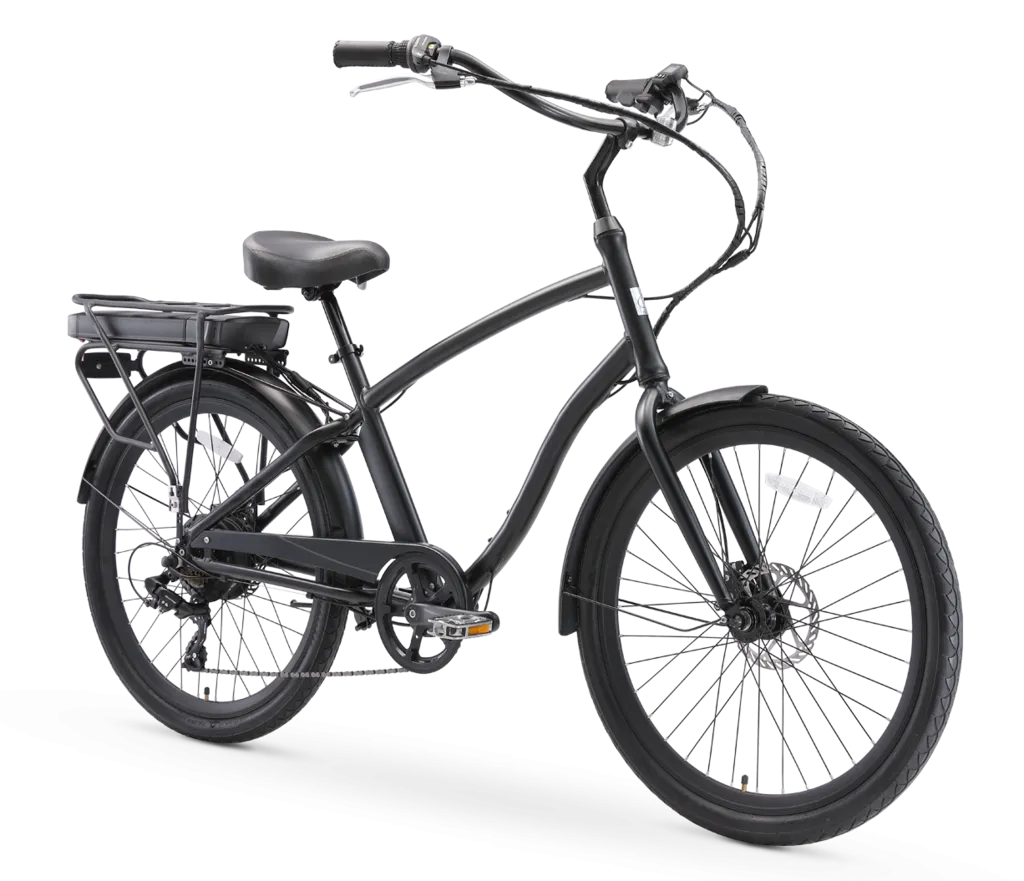 sixthreezero EVRYjourney Men's 26" 500W 7 Speed Electric Hybrid Bicycle