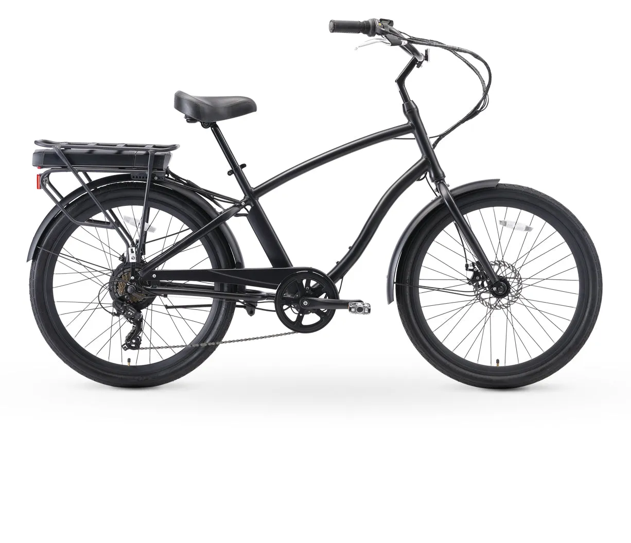 sixthreezero EVRYjourney Men's 26" 500W 7 Speed Electric Hybrid Bicycle