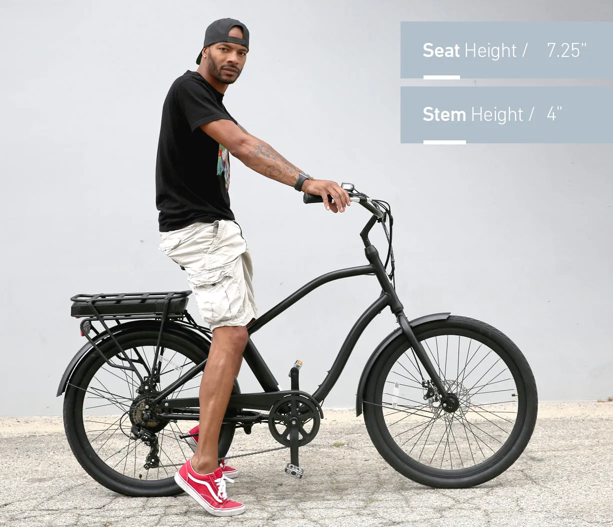 sixthreezero EVRYjourney Men's 26" 500W 7 Speed Electric Hybrid Bicycle