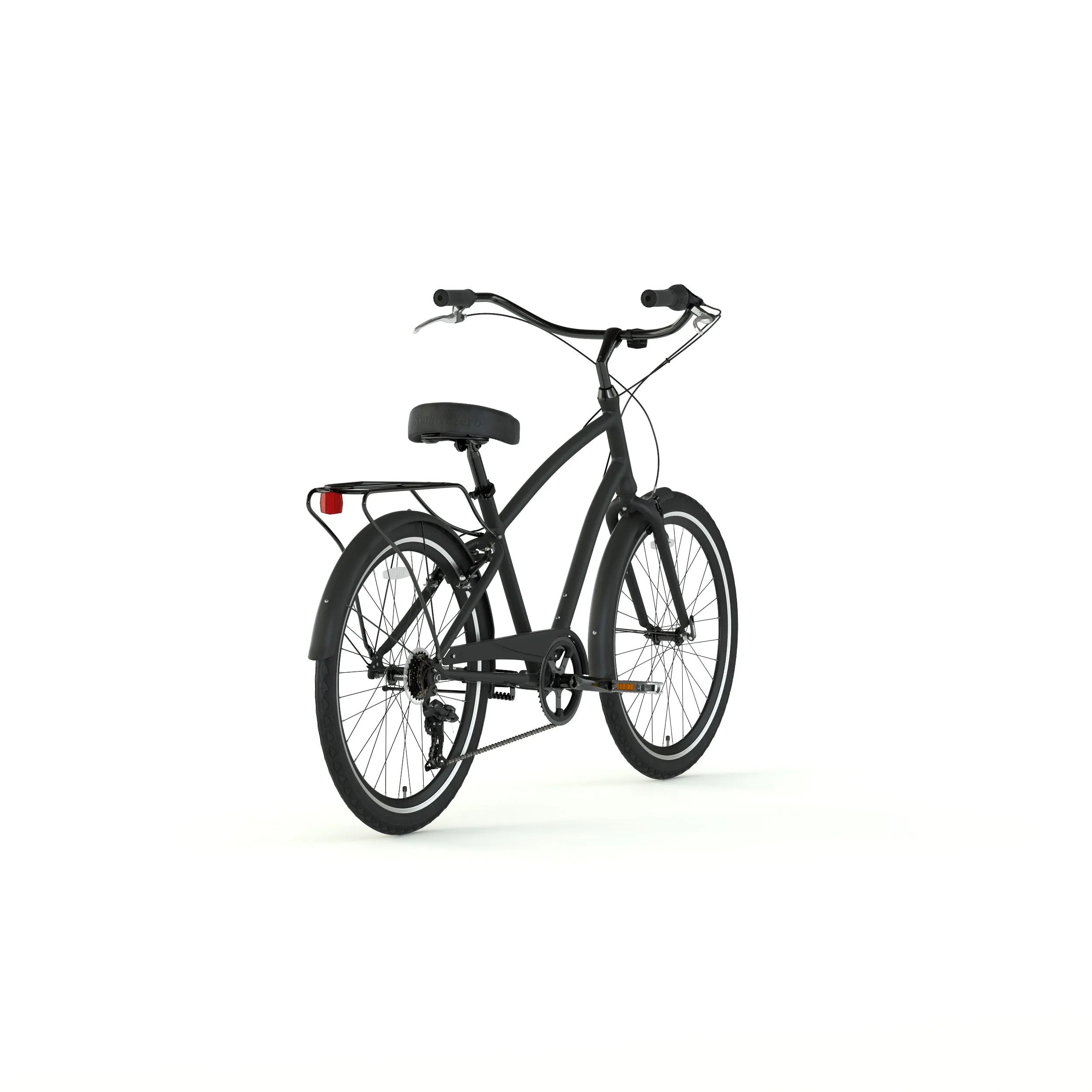 sixthreezero EVRYjourney Men's 26" Single Speed Touring Hybrid Bike, Matte Black