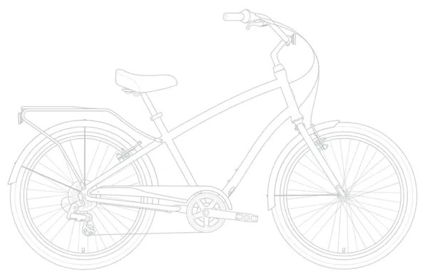 sixthreezero EVRYjourney Men's 26" Single Speed Touring Hybrid Bike, Matte Black