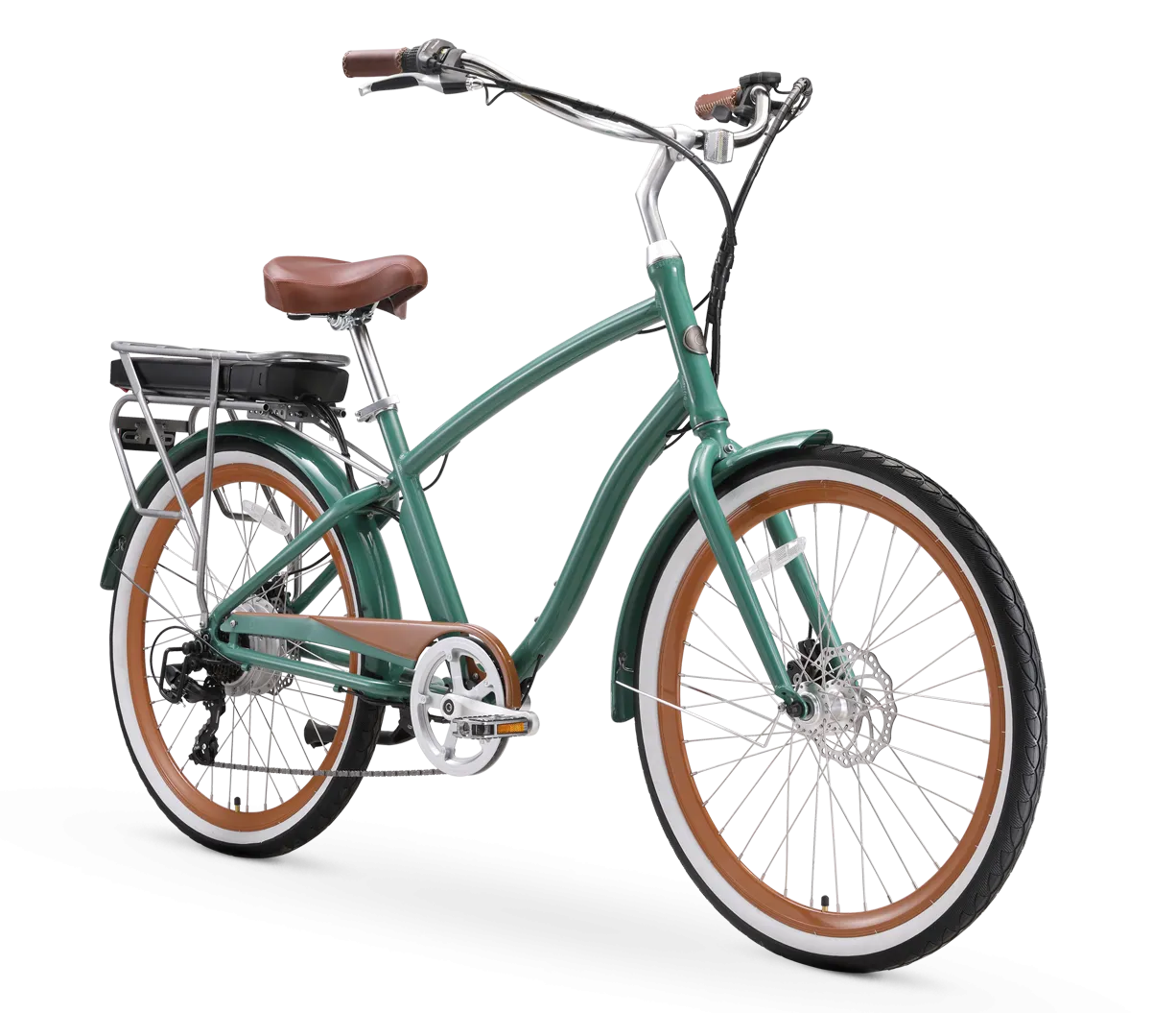 sixthreezero EVRYjourney Men's NEW 26" 500W 7-Speed Sport Hybrid Cruiser Bicycle