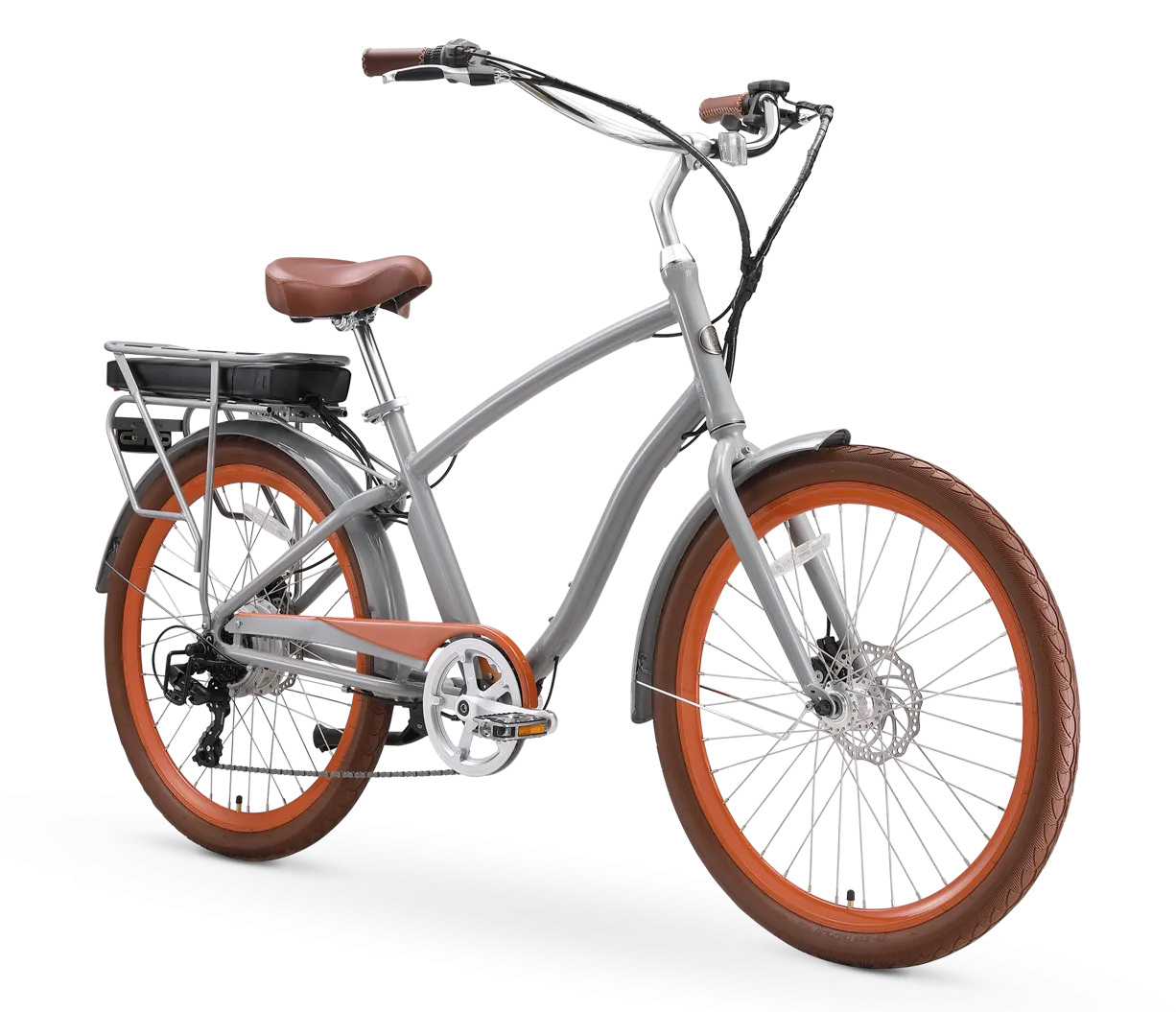 sixthreezero EVRYjourney Men's NEW 26" 500W 7-Speed Sport Hybrid Cruiser Bicycle