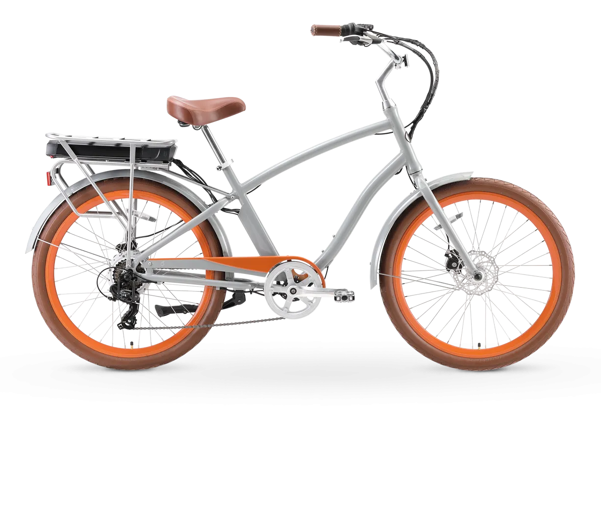 sixthreezero EVRYjourney Men's NEW 26" 500W 7-Speed Sport Hybrid Cruiser Bicycle