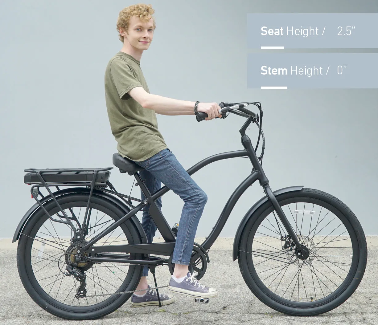 sixthreezero EVRYjourney Men's NEW 26" 500W 7-Speed Sport Hybrid Cruiser Bicycle
