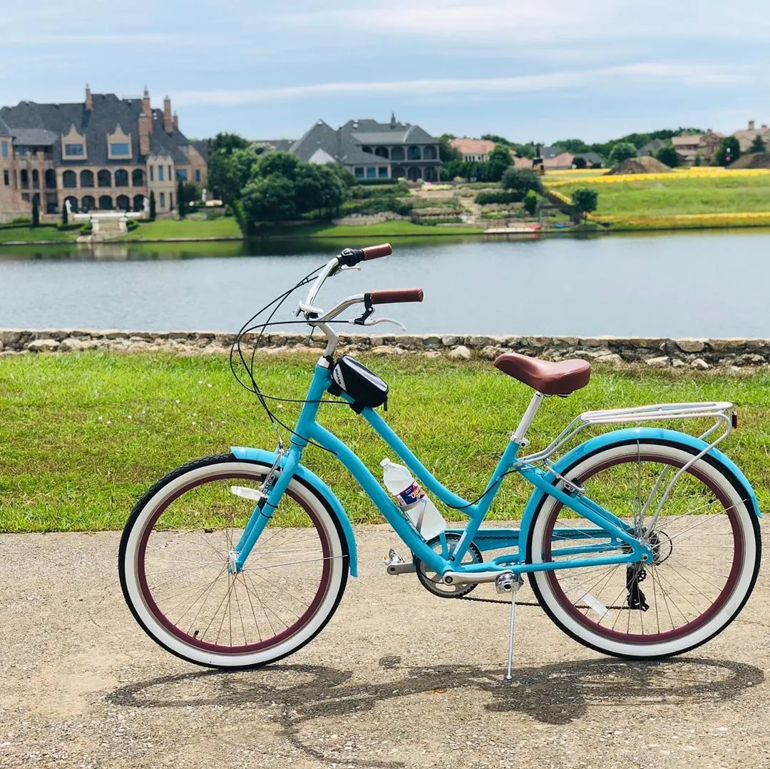 sixthreezero EVRYjourney Women's 24" 3 Speed Step-Through Touring Hybrid Bicycle