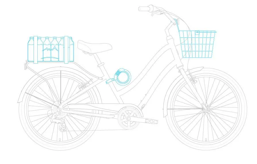 sixthreezero EVRYjourney Women's 24" 3 Speed Step-Through Touring Hybrid Bicycle