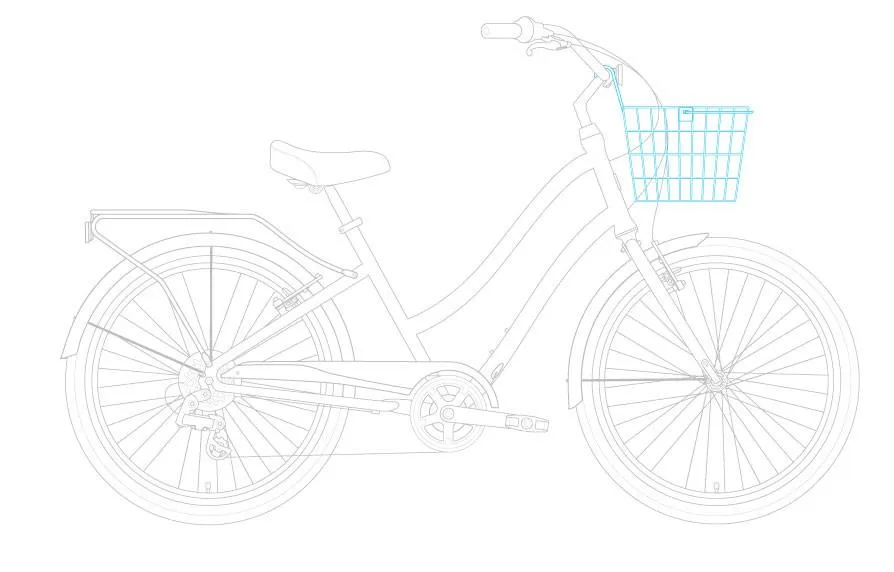 sixthreezero EVRYjourney Women's 24" 3 Speed Step-Through Touring Hybrid Bicycle
