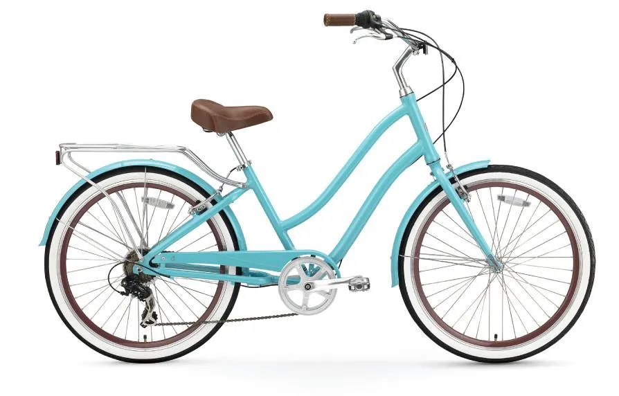 sixthreezero EVRYjourney Women's 24" 3 Speed Step-Through Touring Hybrid Bicycle