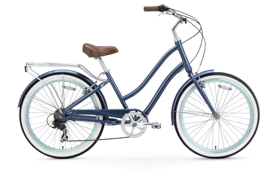 sixthreezero EVRYjourney Women's 24" 3 Speed Step-Through Touring Hybrid Bicycle