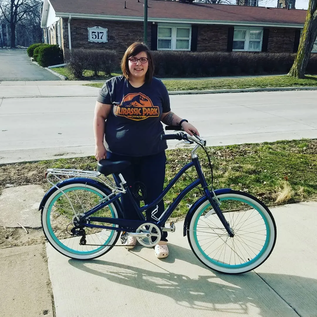 sixthreezero EVRYjourney Women's 24" 3 Speed Step-Through Touring Hybrid Bicycle