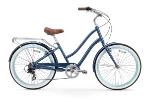 sixthreezero EVRYjourney Women's 24" 7 Speed Step-Through Touring Hybrid Bicycle