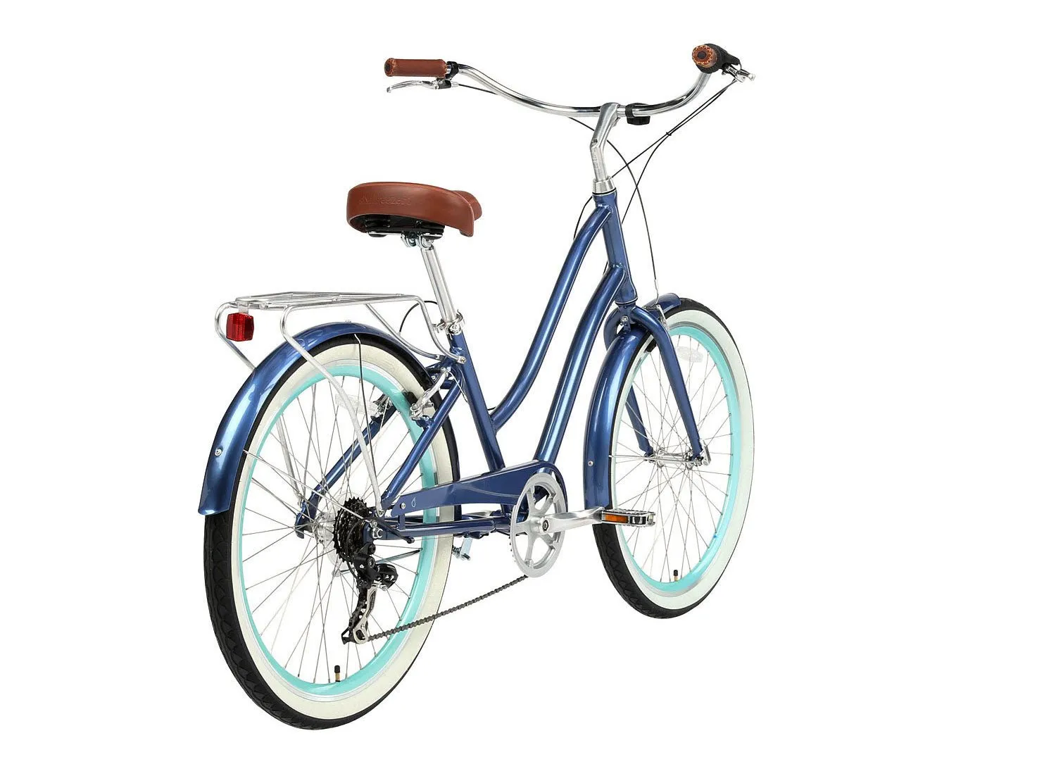 sixthreezero EVRYjourney Women's 24" 7 Speed Step-Through Touring Hybrid Bicycle