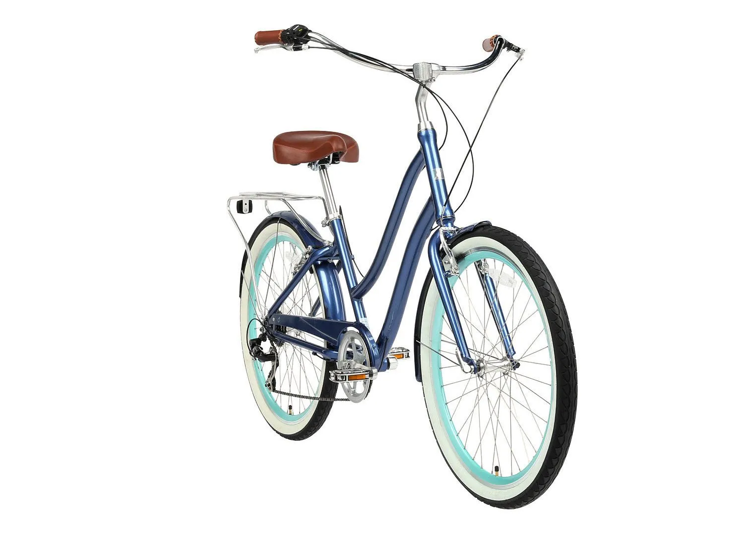 sixthreezero EVRYjourney Women's 24" 7 Speed Step-Through Touring Hybrid Bicycle