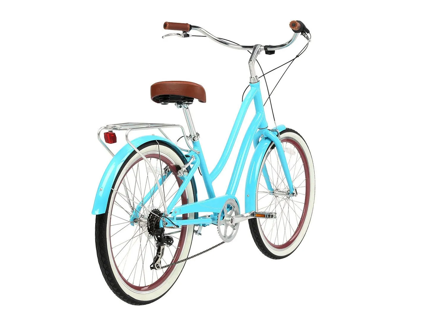 sixthreezero EVRYjourney Women's 24" 7 Speed Step-Through Touring Hybrid Bicycle
