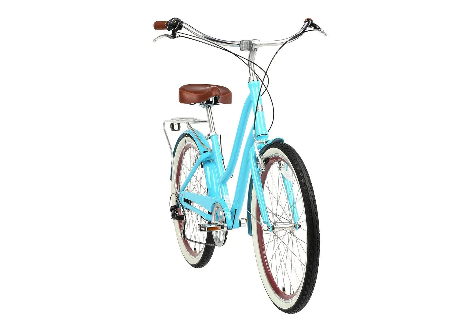 sixthreezero EVRYjourney Women's 24" 7 Speed Step-Through Touring Hybrid Bicycle