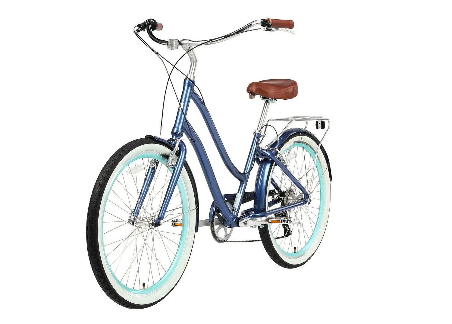 sixthreezero EVRYjourney Women's 24" 7 Speed Step-Through Touring Hybrid Bicycle