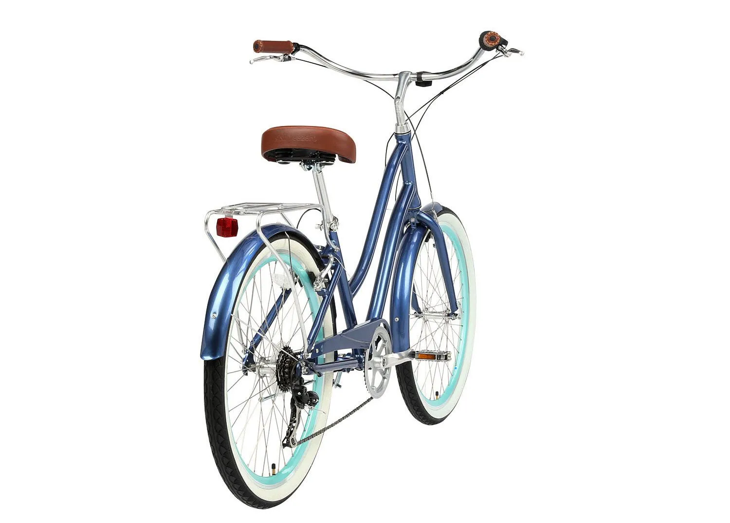 sixthreezero EVRYjourney Women's 24" 7 Speed Step-Through Touring Hybrid Bicycle