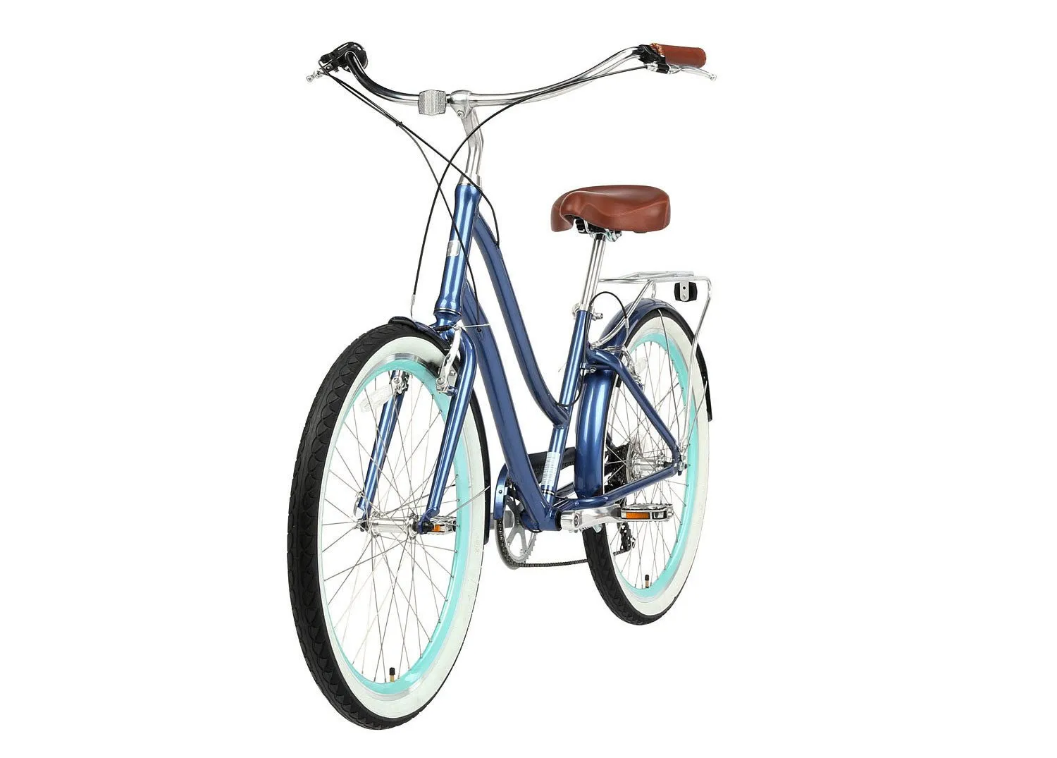 sixthreezero EVRYjourney Women's 24" 7 Speed Step-Through Touring Hybrid Bicycle