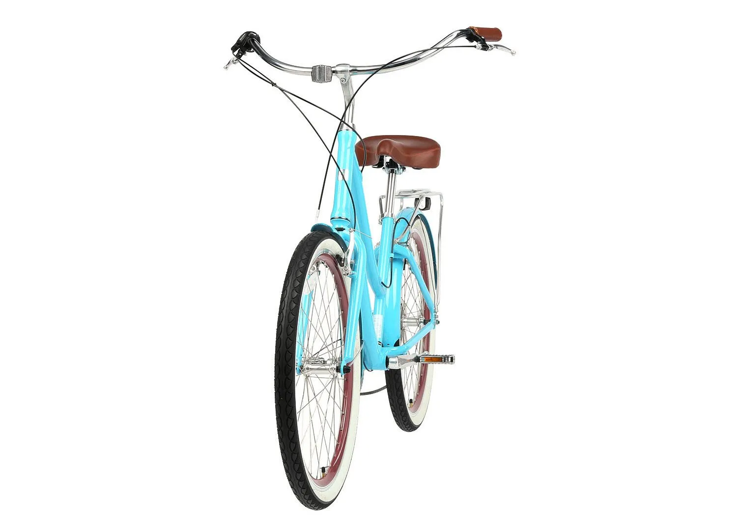 sixthreezero EVRYjourney Women's 24" 7 Speed Step-Through Touring Hybrid Bicycle