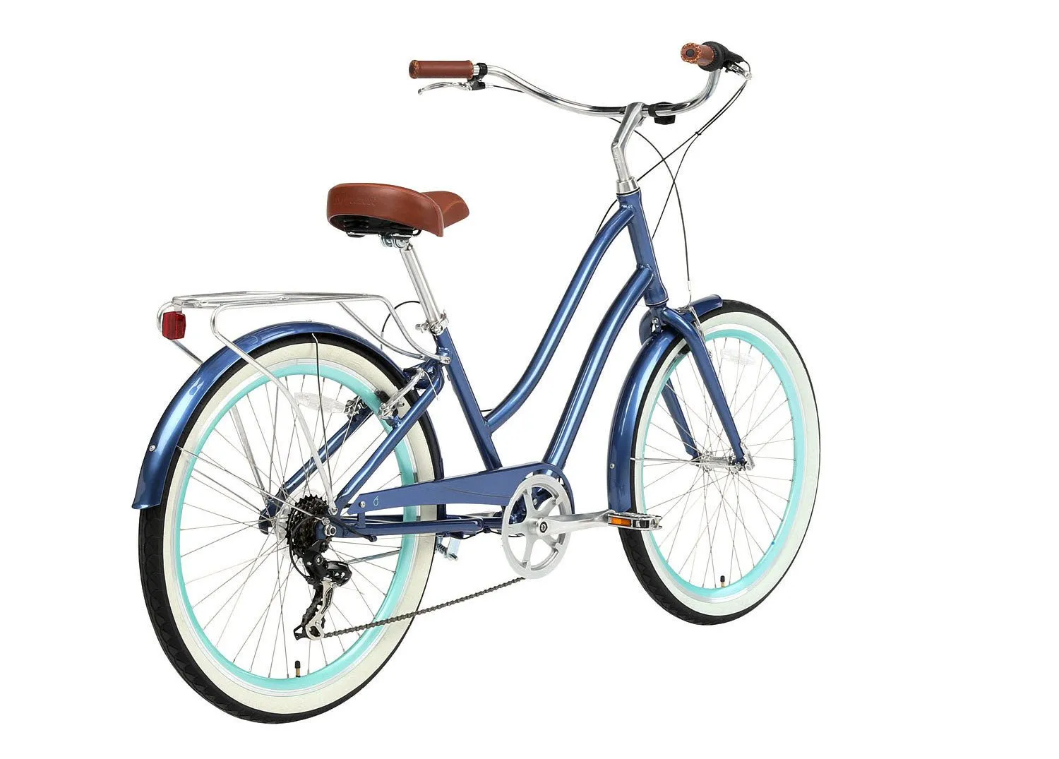 sixthreezero EVRYjourney Women's 24" 7 Speed Step-Through Touring Hybrid Bicycle