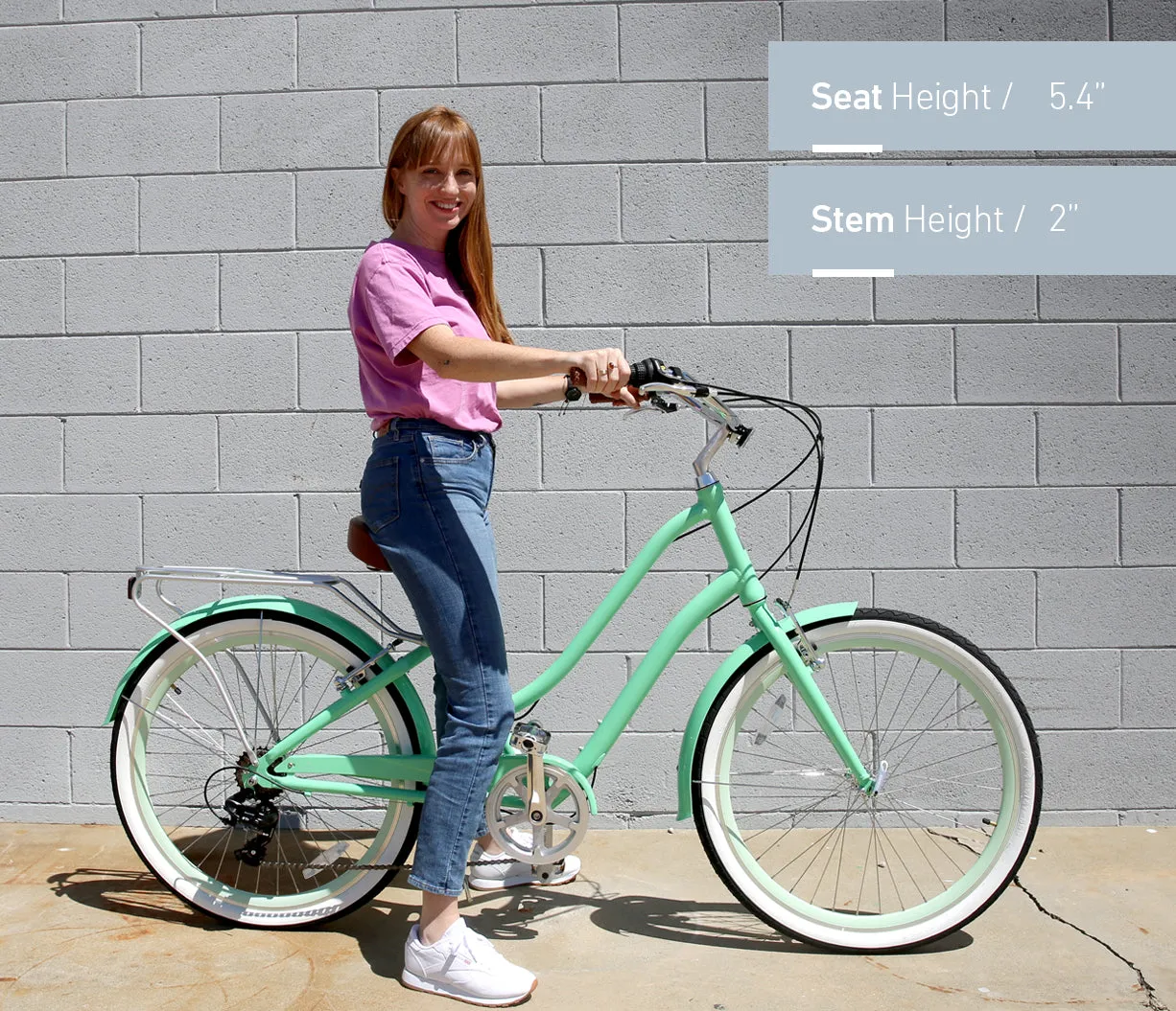 sixthreezero EVRYjourney Women's 26" 21 Speed Steel Step-Through Touring Hybrid Bicycle