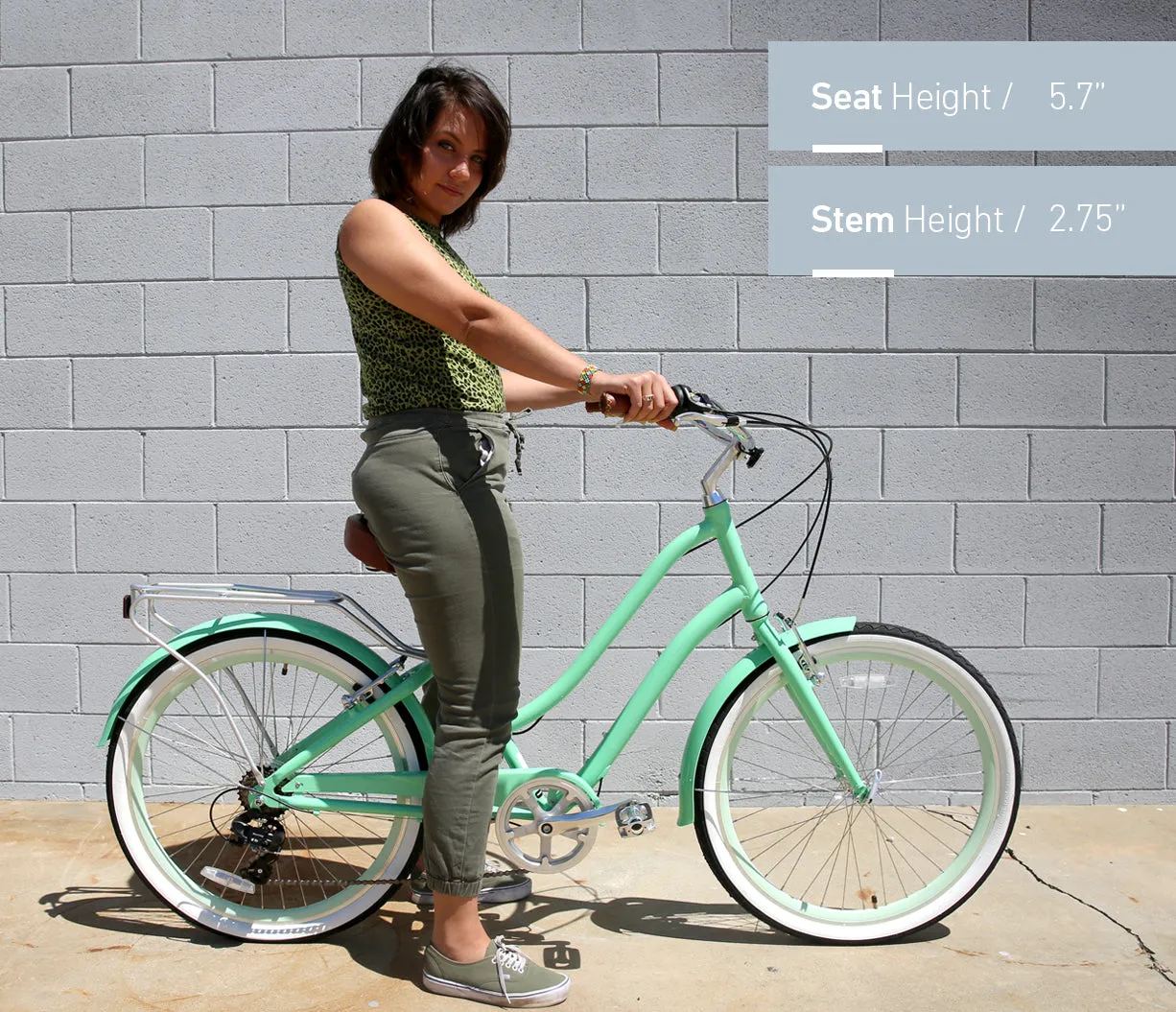 sixthreezero EVRYjourney Women's 26" 21 Speed Steel Step-Through Touring Hybrid Bicycle
