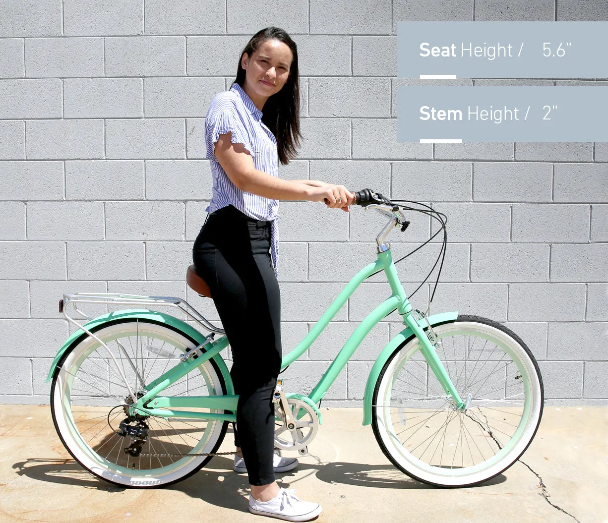 sixthreezero EVRYjourney Women's 26" 21 Speed Steel Step-Through Touring Hybrid Bicycle
