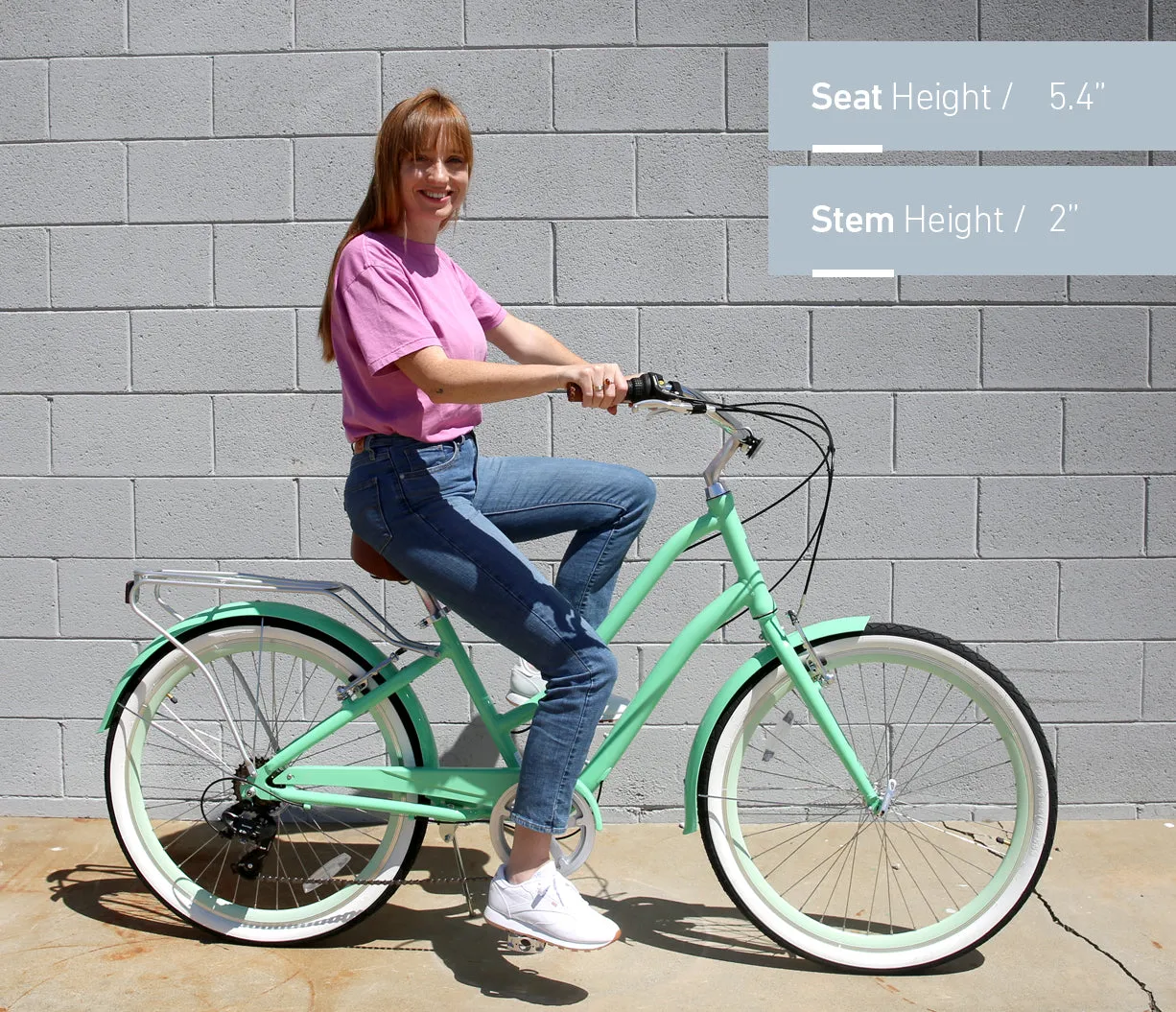 sixthreezero EVRYjourney Women's 26" 21 Speed Steel Step-Through Touring Hybrid Bicycle