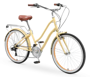 sixthreezero EVRYjourney Women's 26" 21 Speed Steel Step-Through Touring Hybrid Bicycle