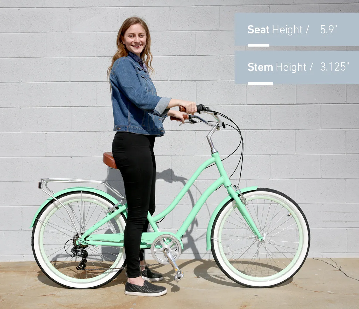 sixthreezero EVRYjourney Women's 26" 21 Speed Steel Step-Through Touring Hybrid Bicycle