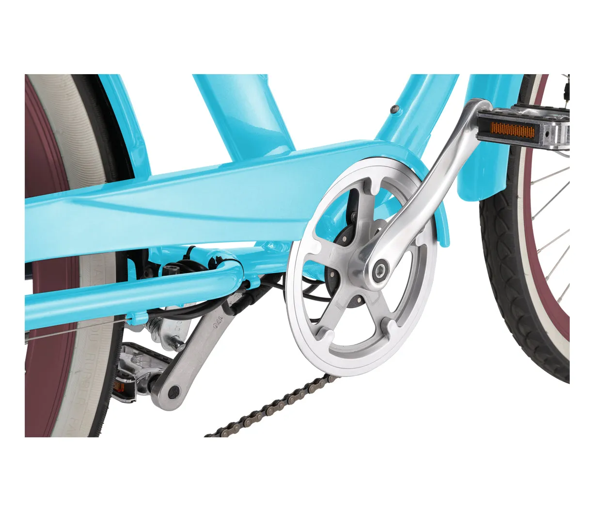 sixthreezero EVRYjourney Women's 26" 250W 7 Speed Electric Hybrid Bicycle